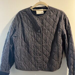 Wilfred Aritzia Quilted Jacket Navy